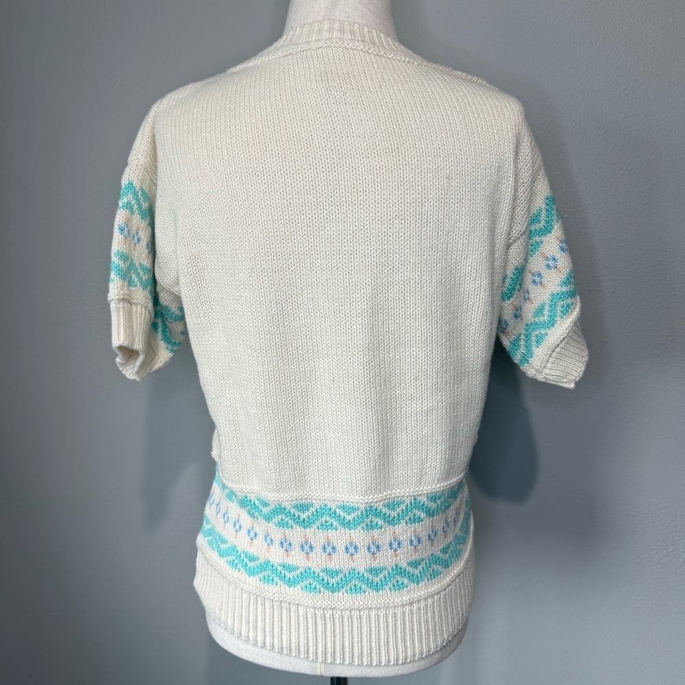 Sakura Sport Cream Knit Sweater - Picture 5 of 6